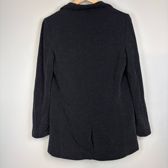ALLSAINTS Aleida Shimmer Blazer Black Sz 6 - Picture 15 of 16